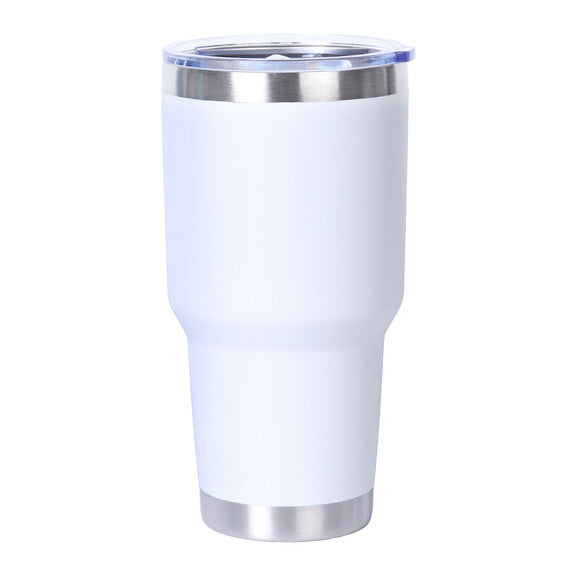 Double Walled Vacuum Coffee Mug, Stainless Steel Tumbler With Lid, 20 Oz / 30 Oz
