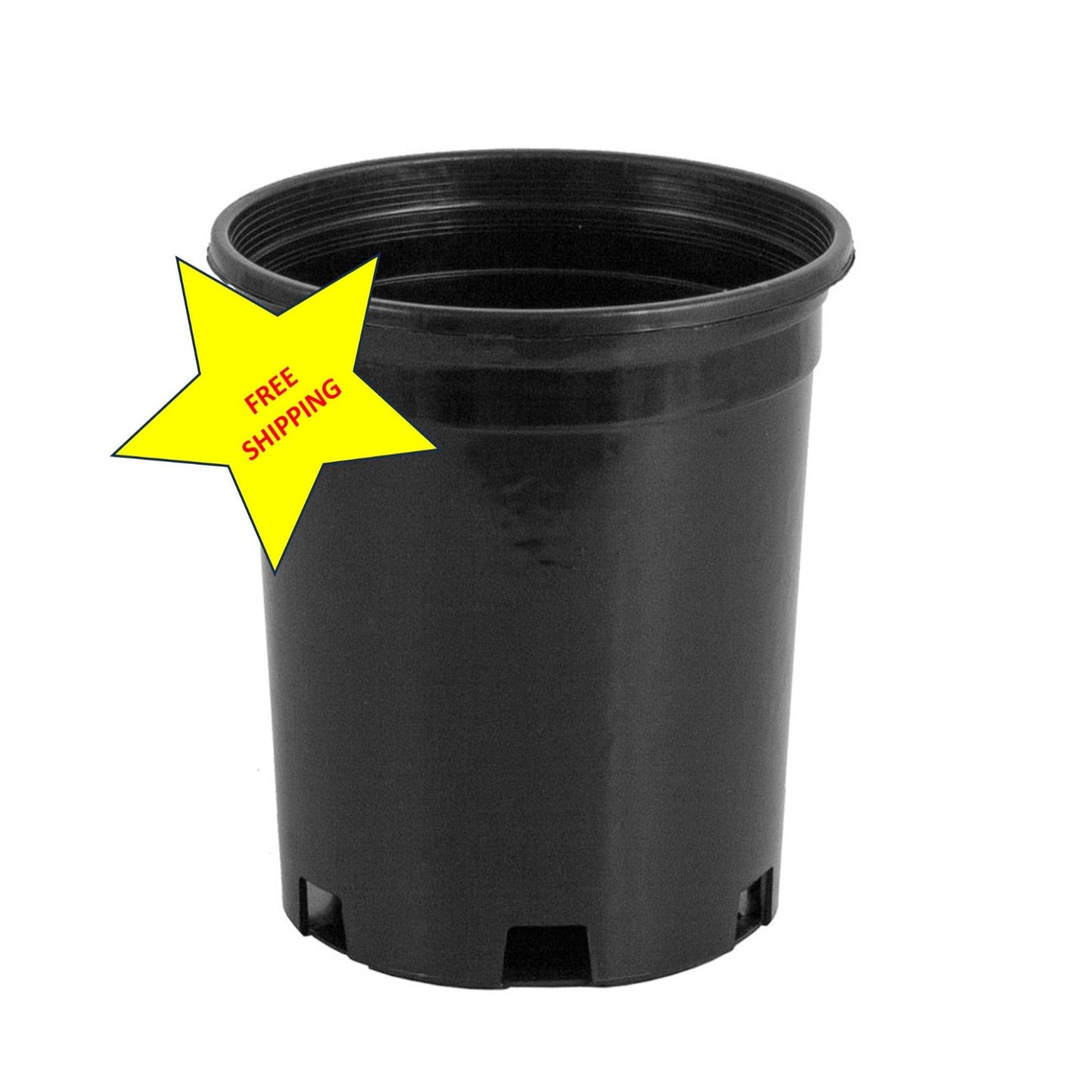 Pro Cal Premium Nursery Pots Plastic Garden Planters, HG1PHD, 1 Gallon Pack of 20