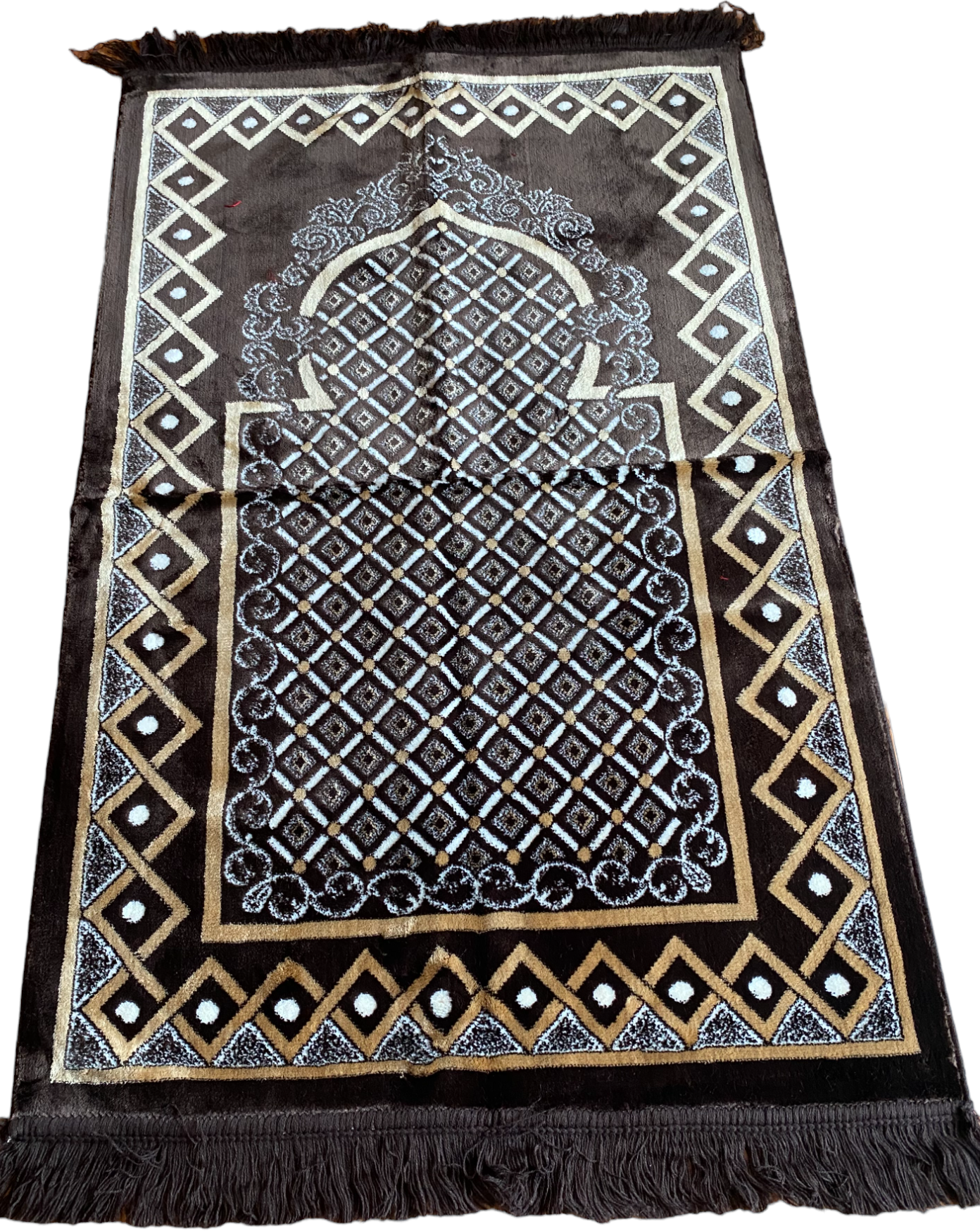 KD Luxury Soft Velvet Prayer Rugs, Muslim Prayer Mats, Islamic Seccade, Sajjadah, Janamaz, Musallah, Islamic Gift