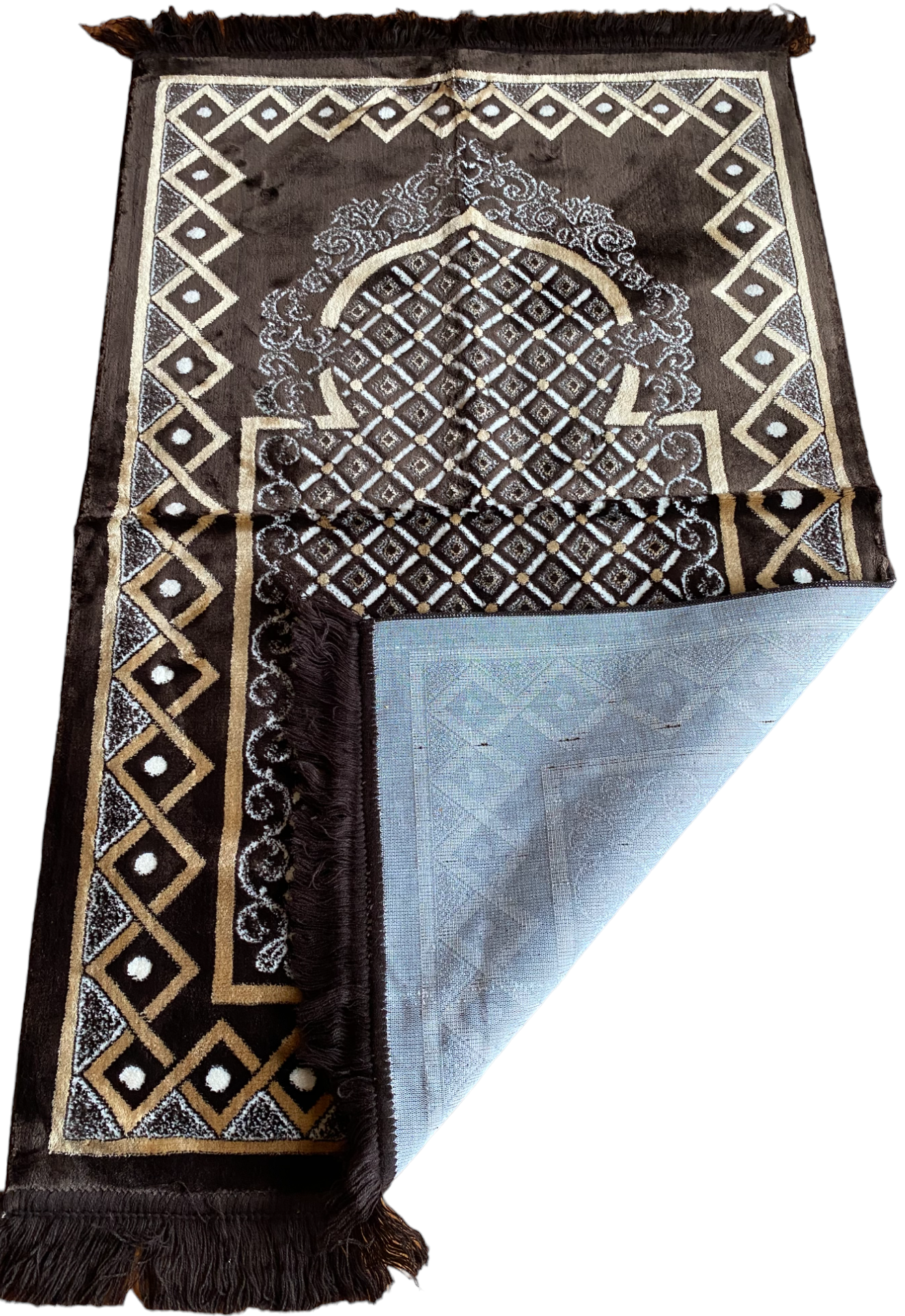 KD Luxury Soft Velvet Prayer Rugs, Muslim Prayer Mats, Islamic Seccade, Sajjadah, Janamaz, Musallah, Islamic Gift