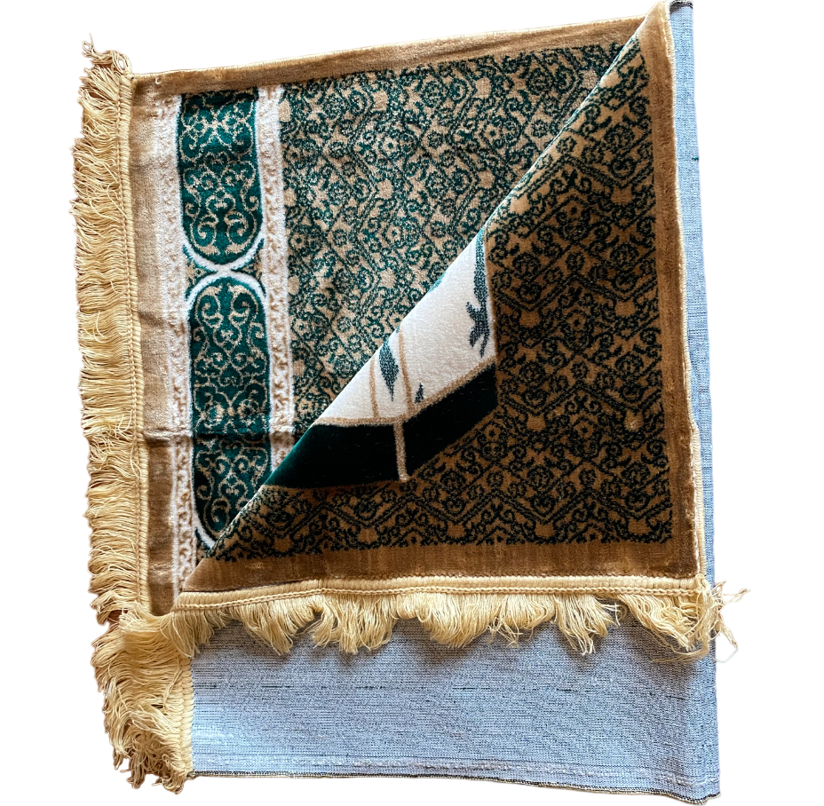 KD Luxury Soft Velvet Prayer Rugs, Muslim Prayer Mats, Islamic Seccade, Sajjadah, Janamaz, Musallah, Islamic Gift