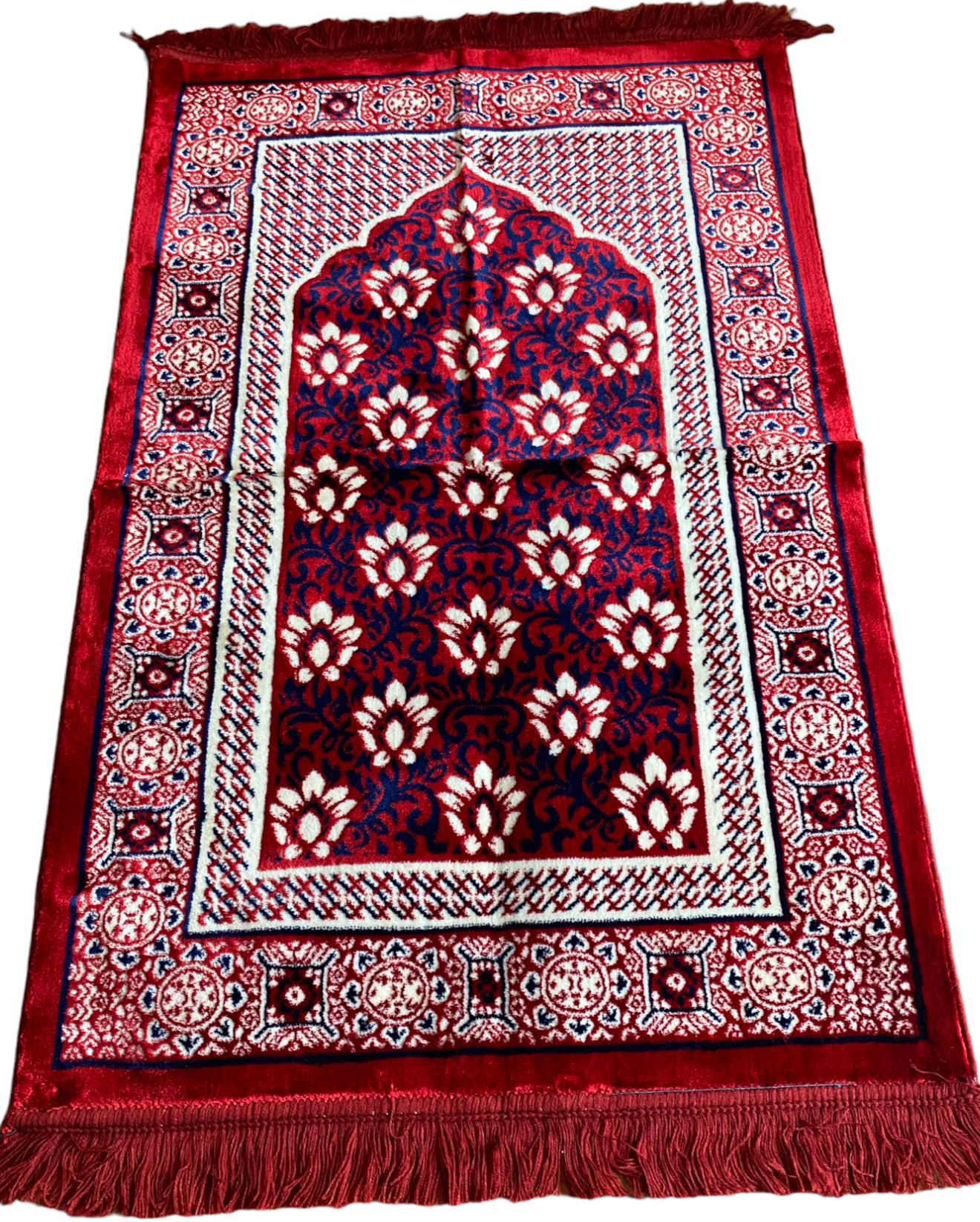 KD Luxury Soft Velvet Prayer Rugs, Muslim Prayer Mats, Islamic Seccade, Sajjadah, Janamaz, Musallah, Islamic Gift