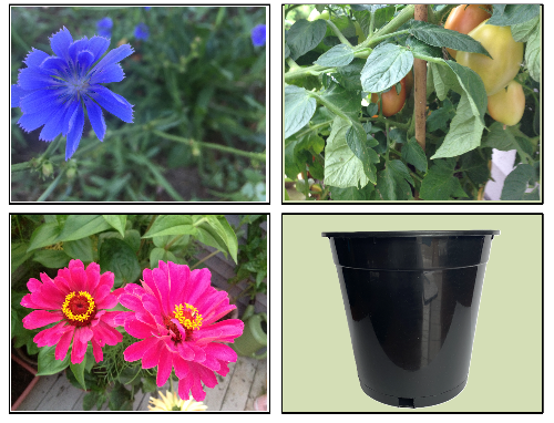 Reusable Nursery Pots Plastic Garden Planters, 5 Gallon Tall