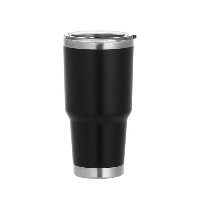Double Walled Vacuum Coffee Mug, Stainless Steel Tumbler With Lid, 20 Oz / 30 Oz