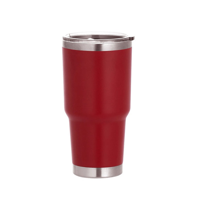 Double Walled Vacuum Coffee Mug, Stainless Steel Tumbler With Lid, 20 Oz / 30 Oz