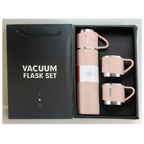 KD Vacuum Flask Gift Set Double Wall Stainless Steel, Business Gift, Travel Mug Cup Set, Thermos Bottle Vacuum Flask Set