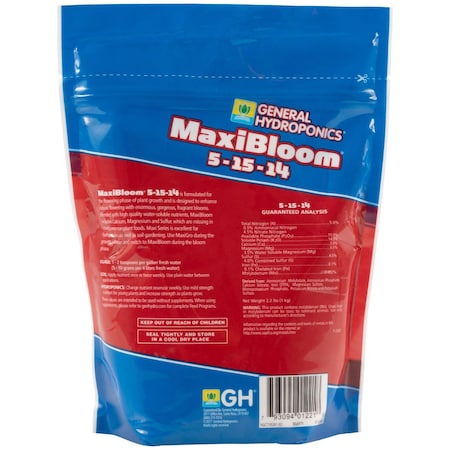 General Hydroponics Set of MaxiGro & MaxiBloom Plant Food 2.2 lbs