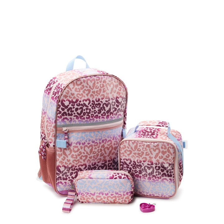 Wonder Nation Girls 4 Piece 17" Backpack Set