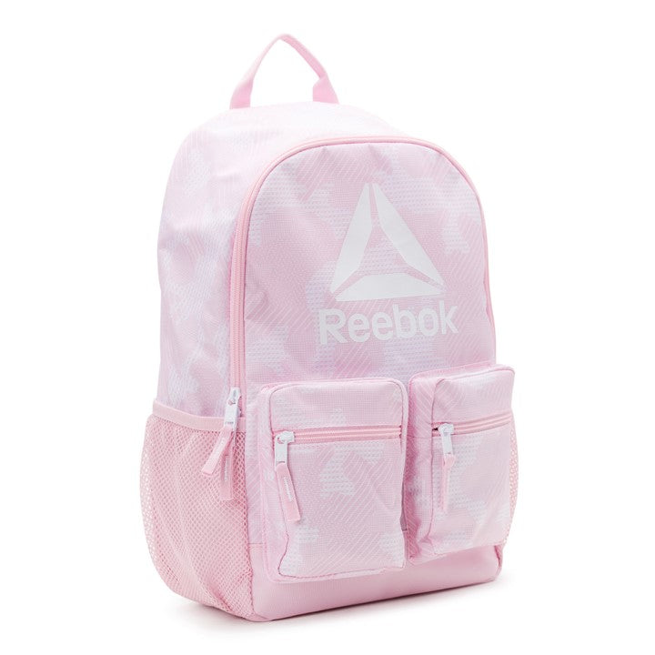 Reebok Sienna Unisex Laptop Backpack, Rose Camouflage