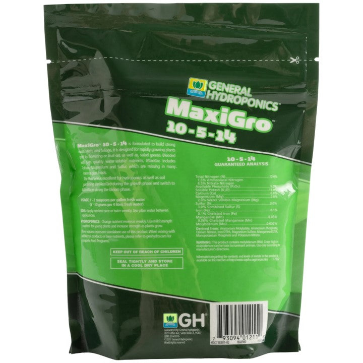 General Hydroponics Set of MaxiGro & MaxiBloom Plant Food 2.2 lbs