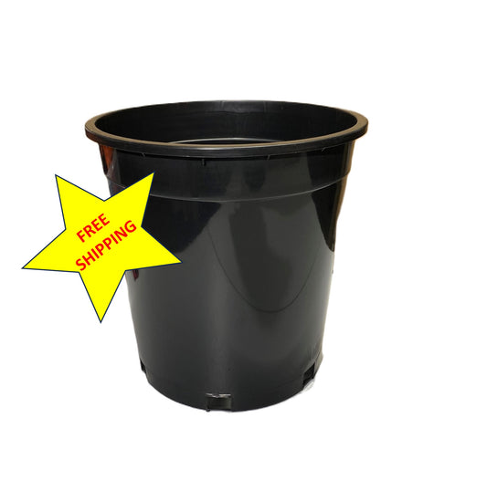 Reusable Nursery Pots Plastic Garden Planters, 5 Gallon Tall