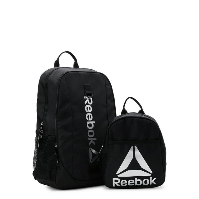 Reebok Unisex Laptop Backpack with Lunch Bag, Arden 2-Piece Lunch Set