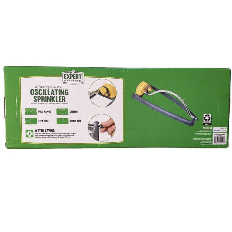 Expert Gardener 3700 Square Foot Oscillating Sprinkler