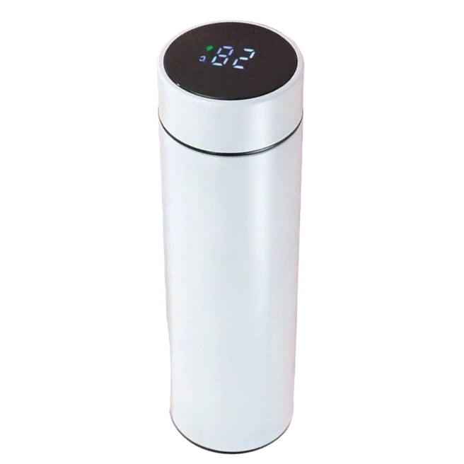 KD Double Wall Vacuum Flask, LED Temperature Display, 500 mL Stainless Steel Smart Water Bottle, Insulated, Coffee Mug, Tea Thermos