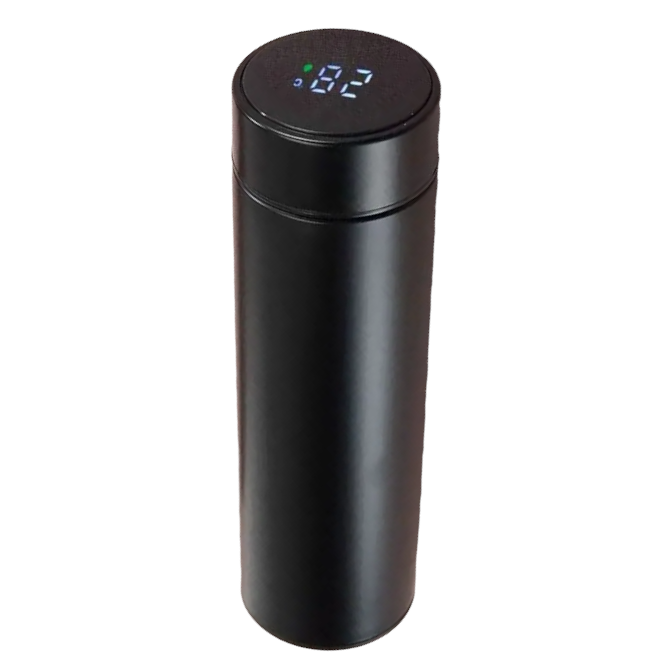 KD Double Wall Vacuum Flask, LED Temperature Display, 500 mL Stainless Steel Smart Water Bottle, Insulated, Coffee Mug, Tea Thermos