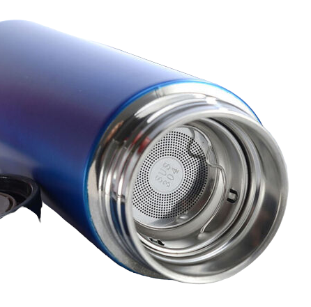 LED Temperature Display Smart Flask Water Bottle (BLU)